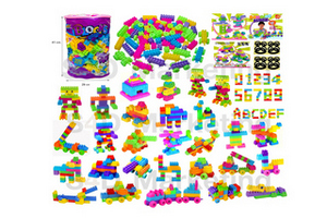 136 ตัวต่อพลาสติก 500 ชิ้น ถุงหิ้ว   Image