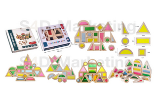 2042 บล็อกไม้ประกอบลวดลาย 24 ชิ้น  Image