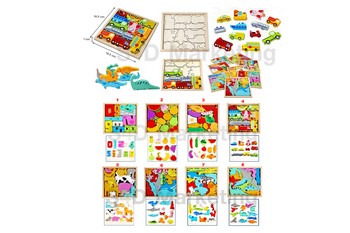  019-4E เรียนรู้การเรียงบล็อกไม้นูนคละลาย แบบอัจฉริยะ   Image