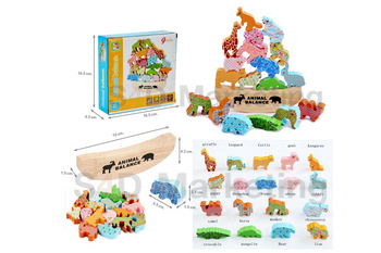  HM-026 Untitleเรียนรู้แรงโน้มถ่วงบล็อกไม้รูปสัตว์   Image