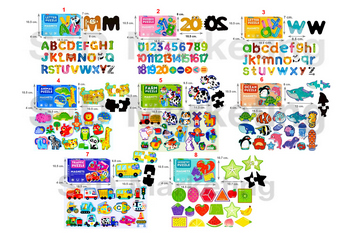  QM-591 ตัวติดแม่เหล็กคละลาย   Image