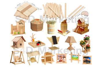 018 ไม้ไอศครีมไร้สี DIY  Image