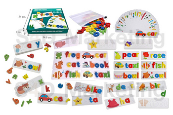  SD07 สนุกกับการเล่นเกมการ์ดสะกดคำจับคู่รูปภาพ  Image