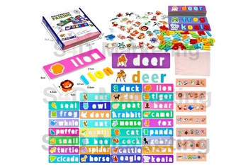  SD07-1 สนุกกับการเล่นเกมการ์ดสะกดคำจับคู่รูปภาพ   Image