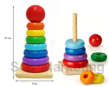 A17-12 พีระมิดสวมหลัก 8 ชิ้น  Image