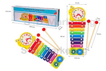  C9-3 ระนาด 3 in 1  8 หลัก รูปหอยทาก  Image