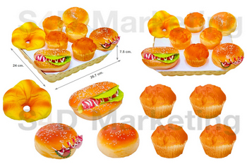  016-7  ชุดตะกร้าขนมเบเกอรี่ 8 ชิ้น   Image