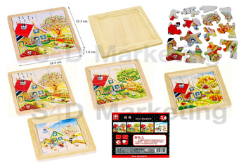  812 จิ๊กซอว์ 4 ฤดู ชุด 4 แบบ  Image