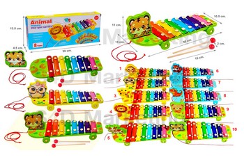  C14-20 รถลากระนาด 8 หลัก รูปสัตว์คละลาย   Image